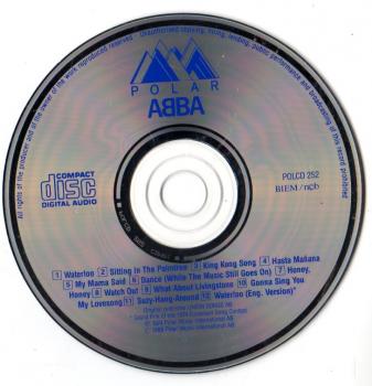 CD ABBA WATERLOO BLUE POLAR POLCD-252 1988